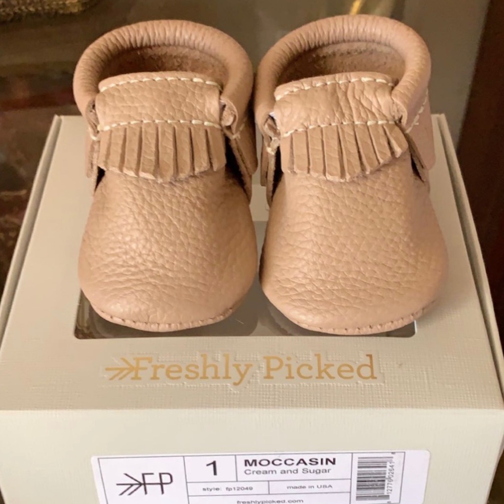 Baby moccs freshly picked size 1